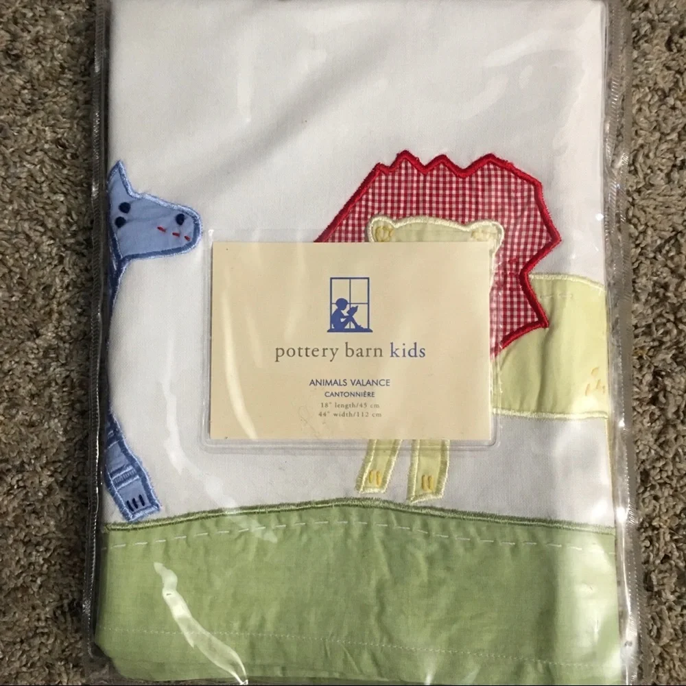 Pottery Barn Kids Animal Valances